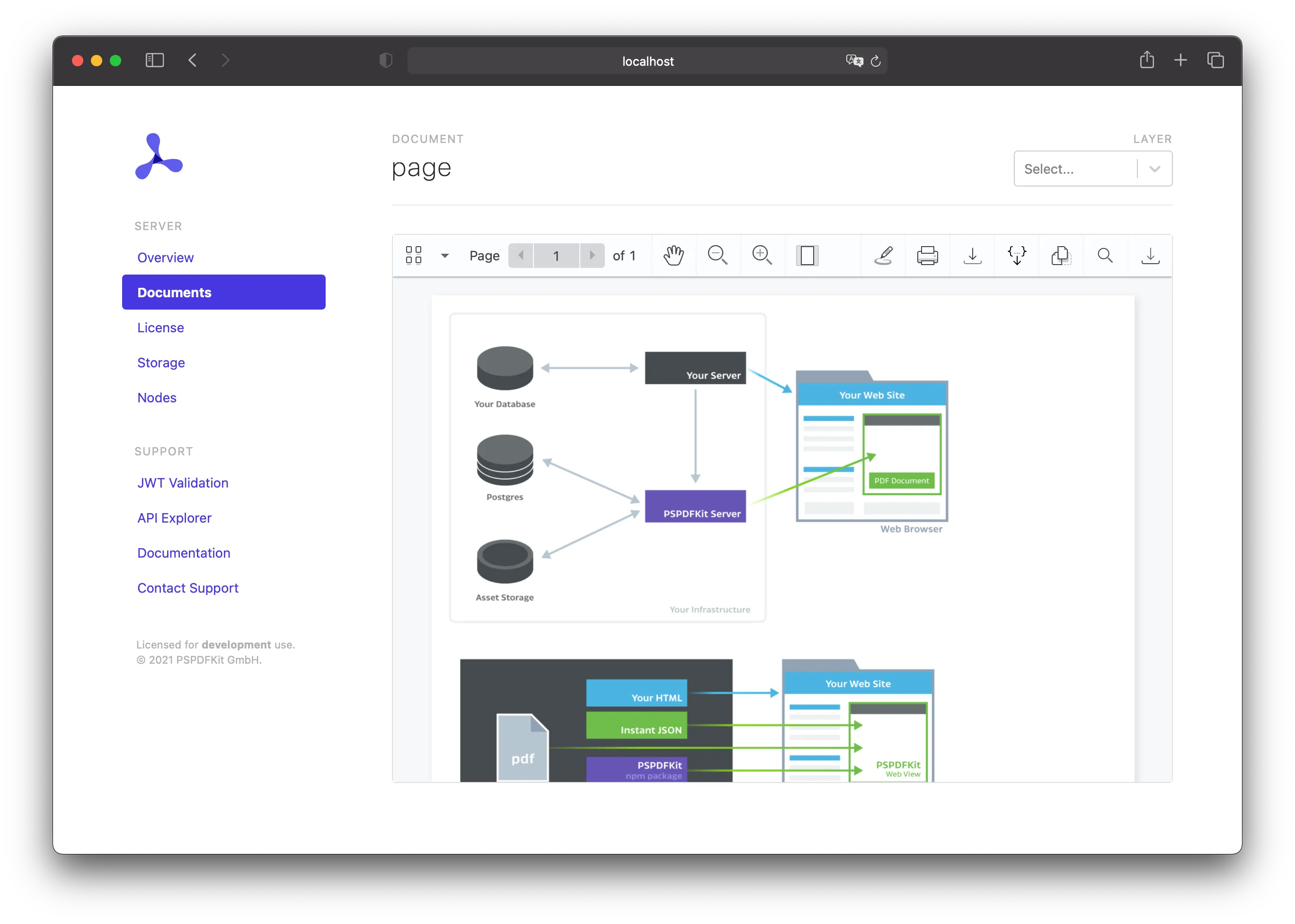 A PDF showing two images