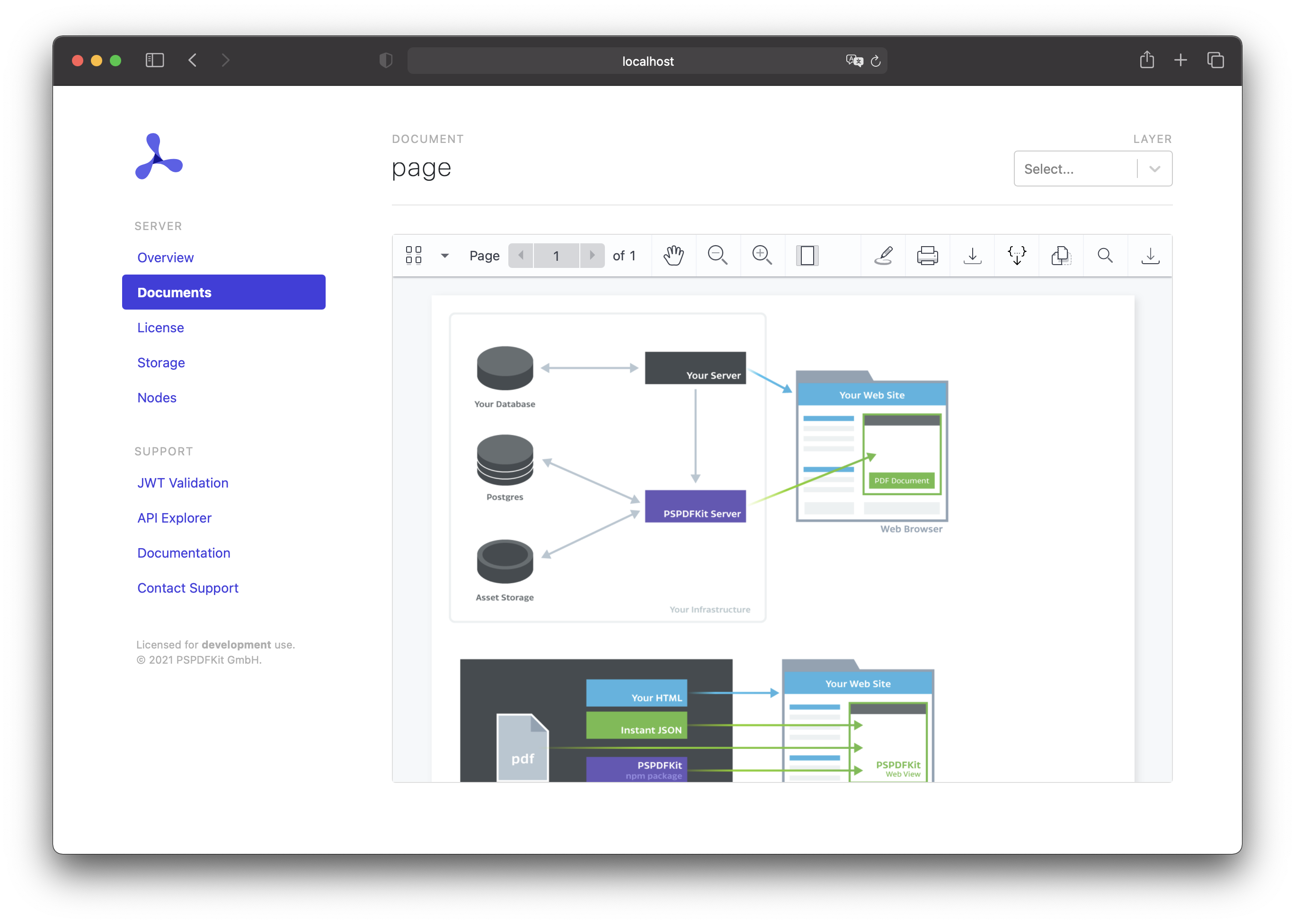 A PDF showing two images
