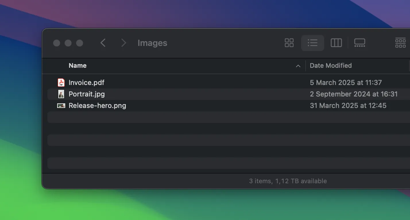 Image file selector