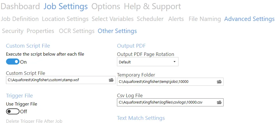 Enable Custom Scripts