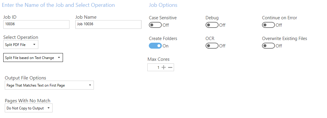 Split File Based on Text Change