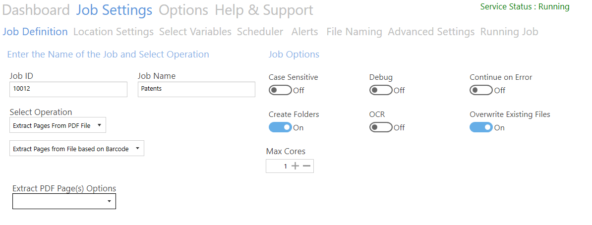 Extract Pages Based on Barcode