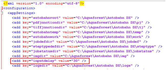 Change Value of InputDelay