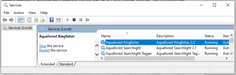 Services App Started