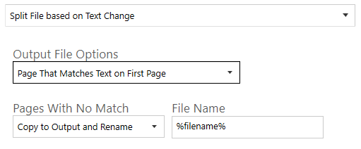 Split Files Based on Text Change