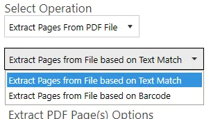 Extract Pages From File Based on Text Match