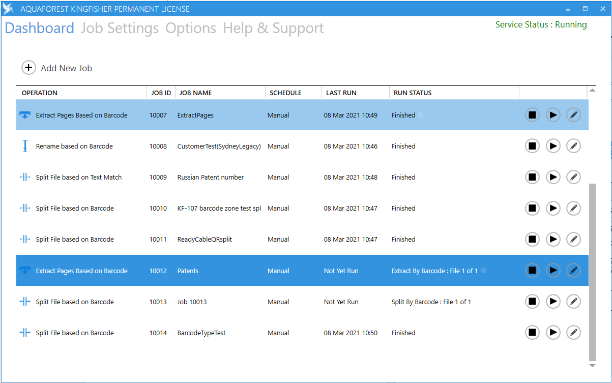 DAS Content Extraction Dashboard