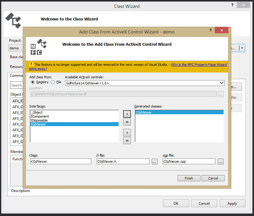 Add IGdViewer to the Generated classes list
