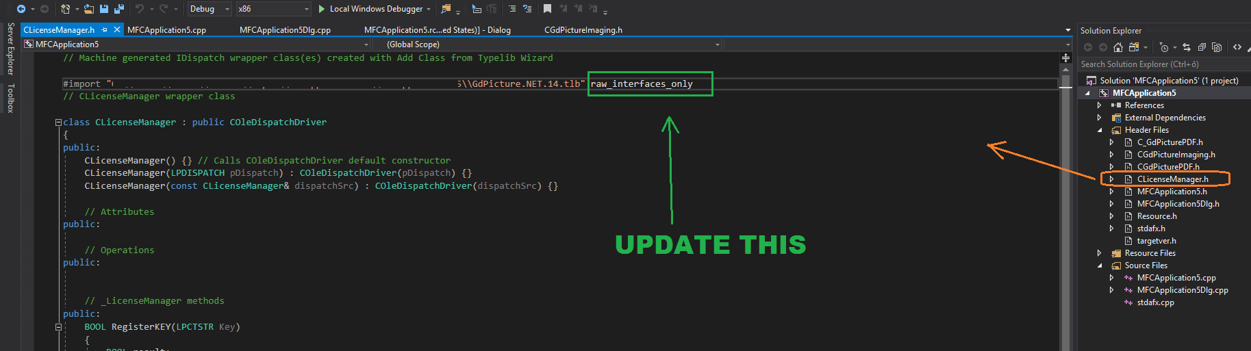 Change `no_namespace` to `raw_interfaces_only`