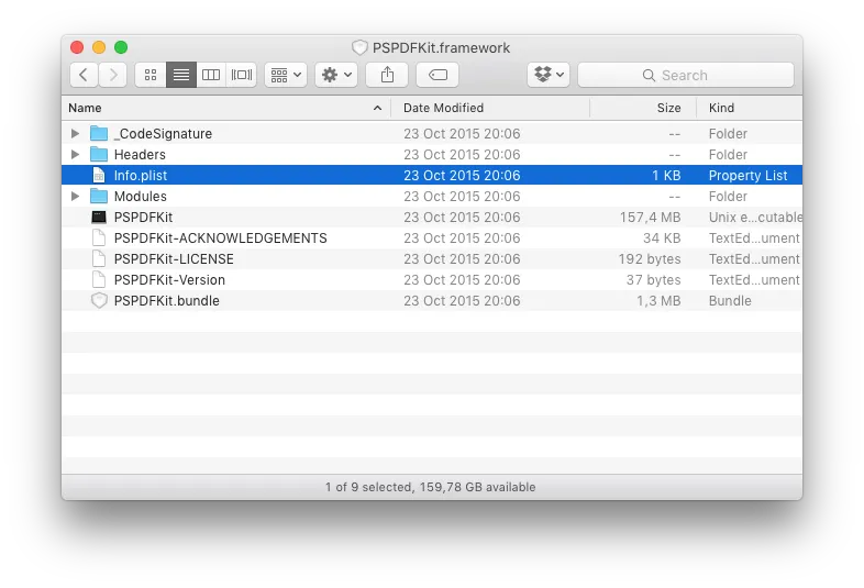 Info.plist finder