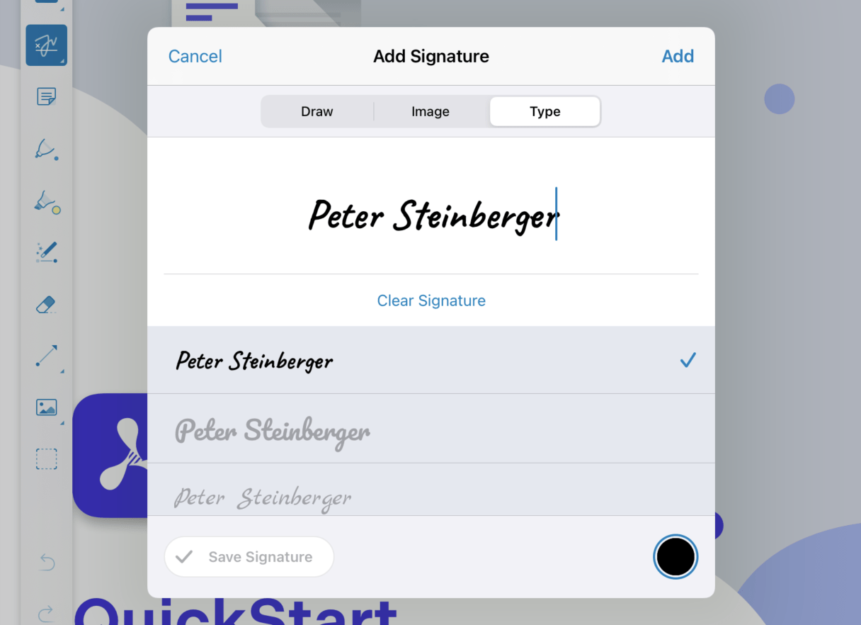 iPad in portrait mode