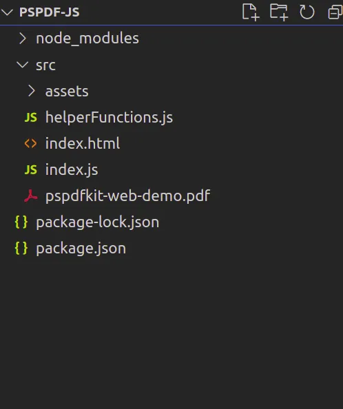 Folder structure