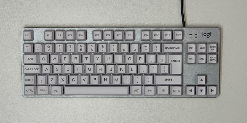 Gray keycaps