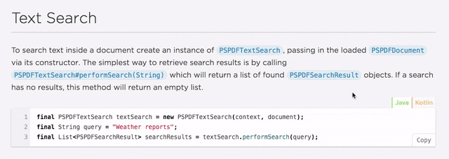Java & Kotlin code switching