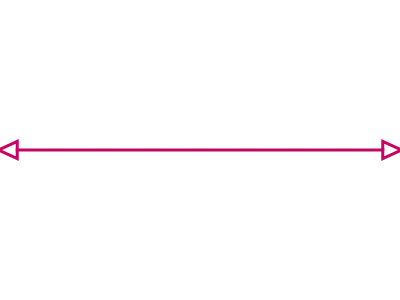 Line with closed arrows rendered by Core SDK.