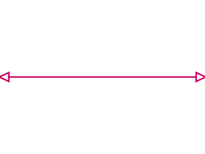 Line with closed arrows rendered by .NET SDK with the Core theme.