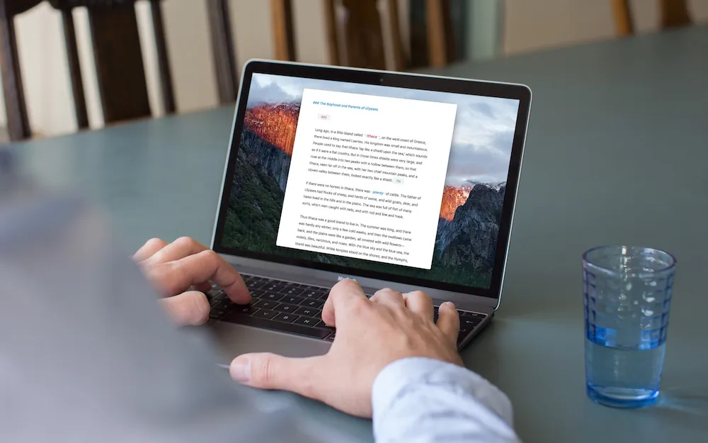 Ulysses on macOS