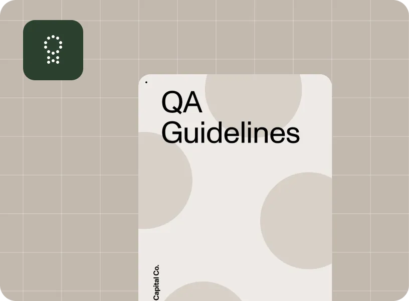 Manufacturing quality assurance