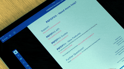 PSPDFKit 6.5 for iOS