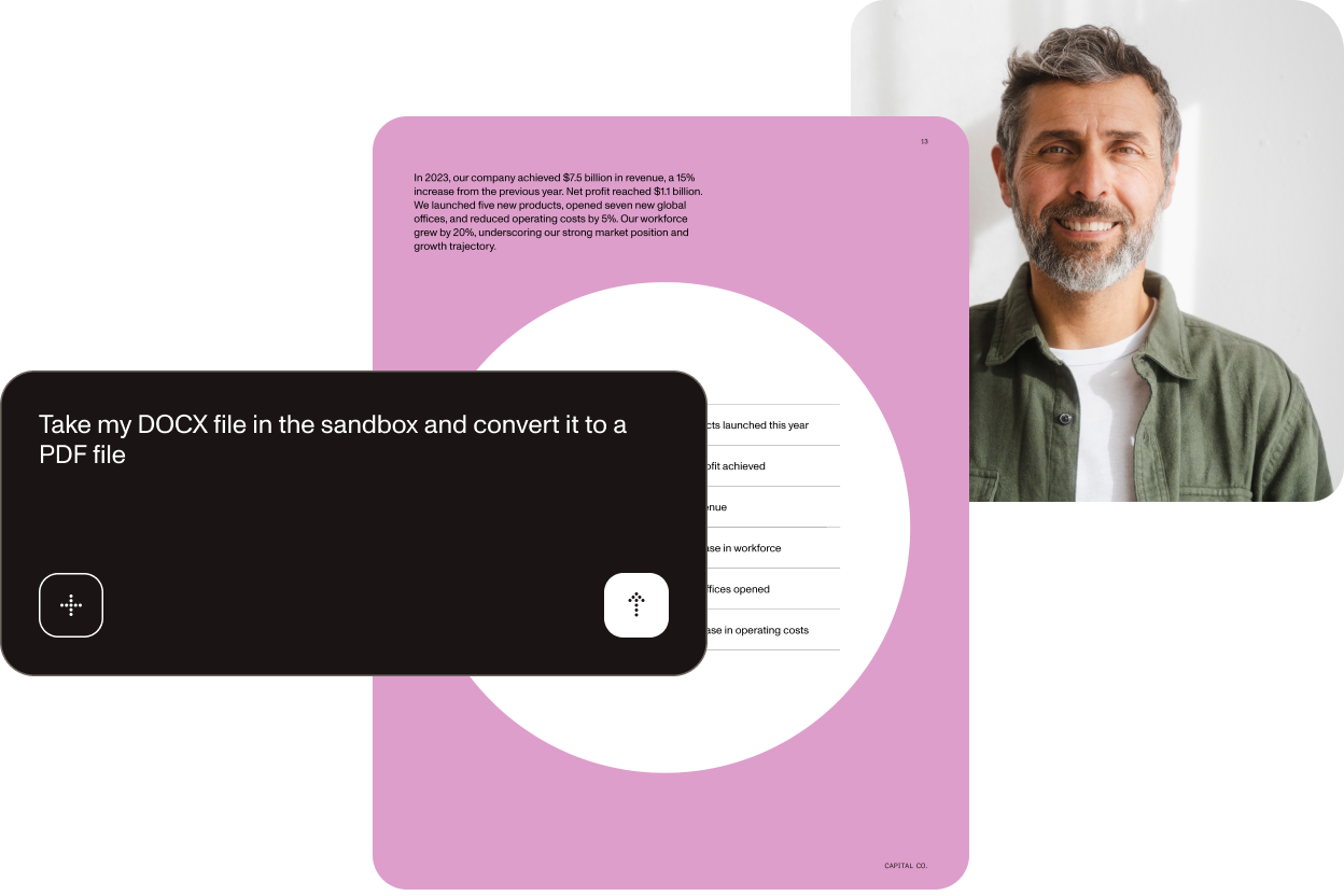 MCP Server natural language PDF automation diagram