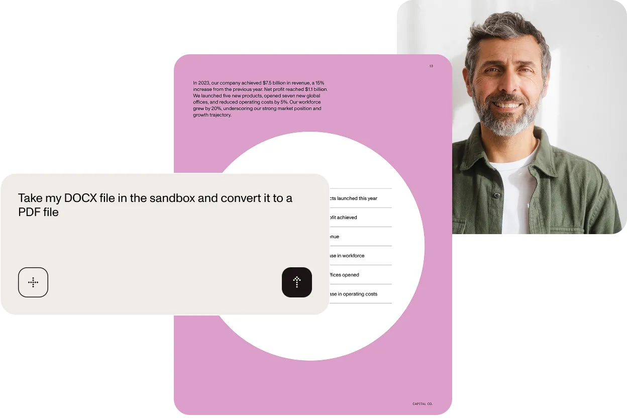 MCP Server natural language PDF automation diagram