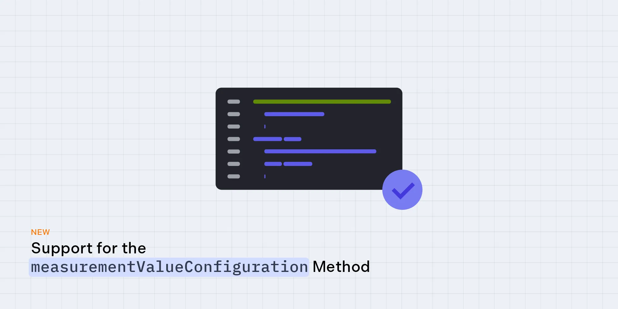 Measurement value configuration