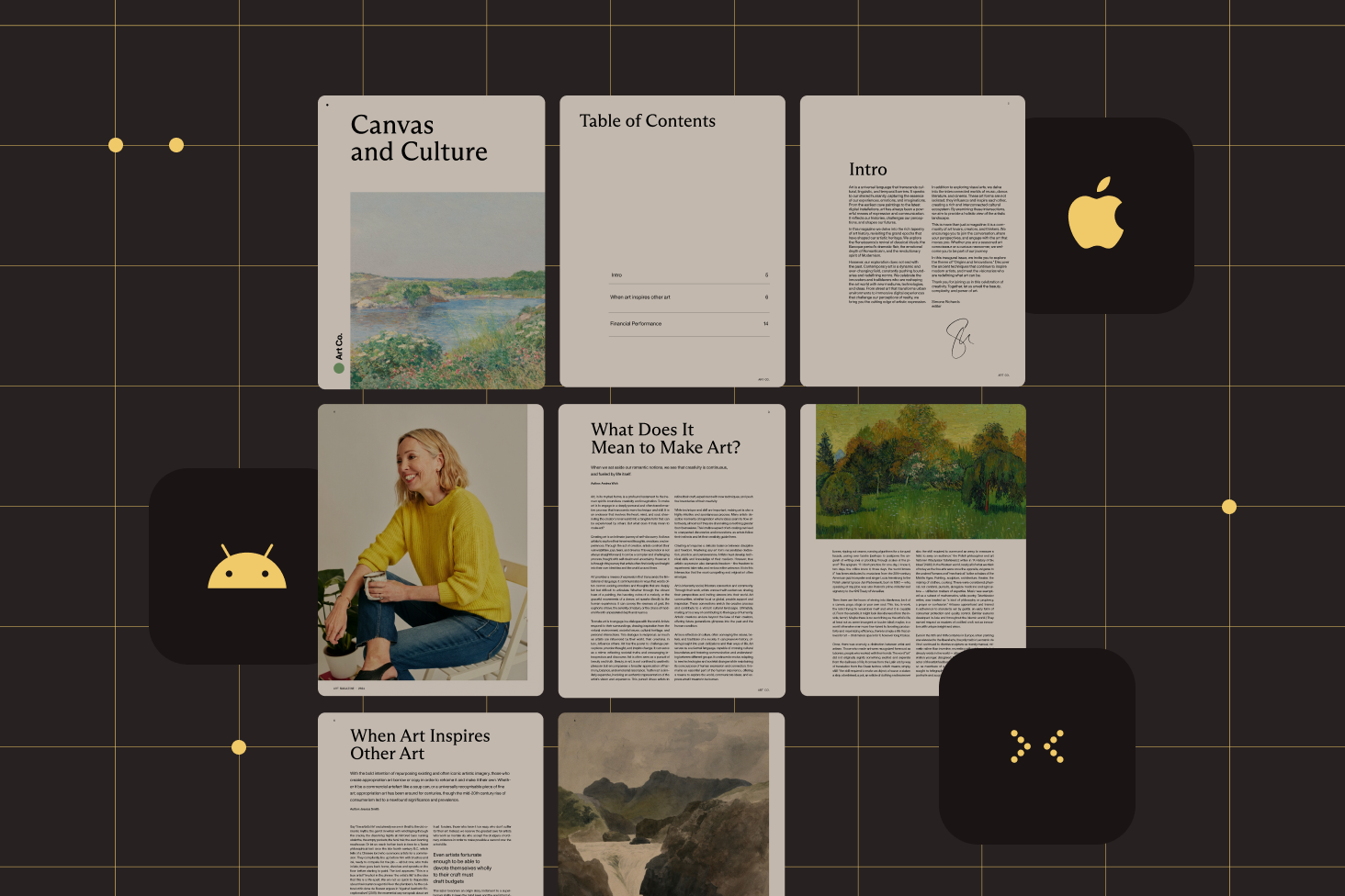 Illustration of PDF merging in the iOS and Android SDKs