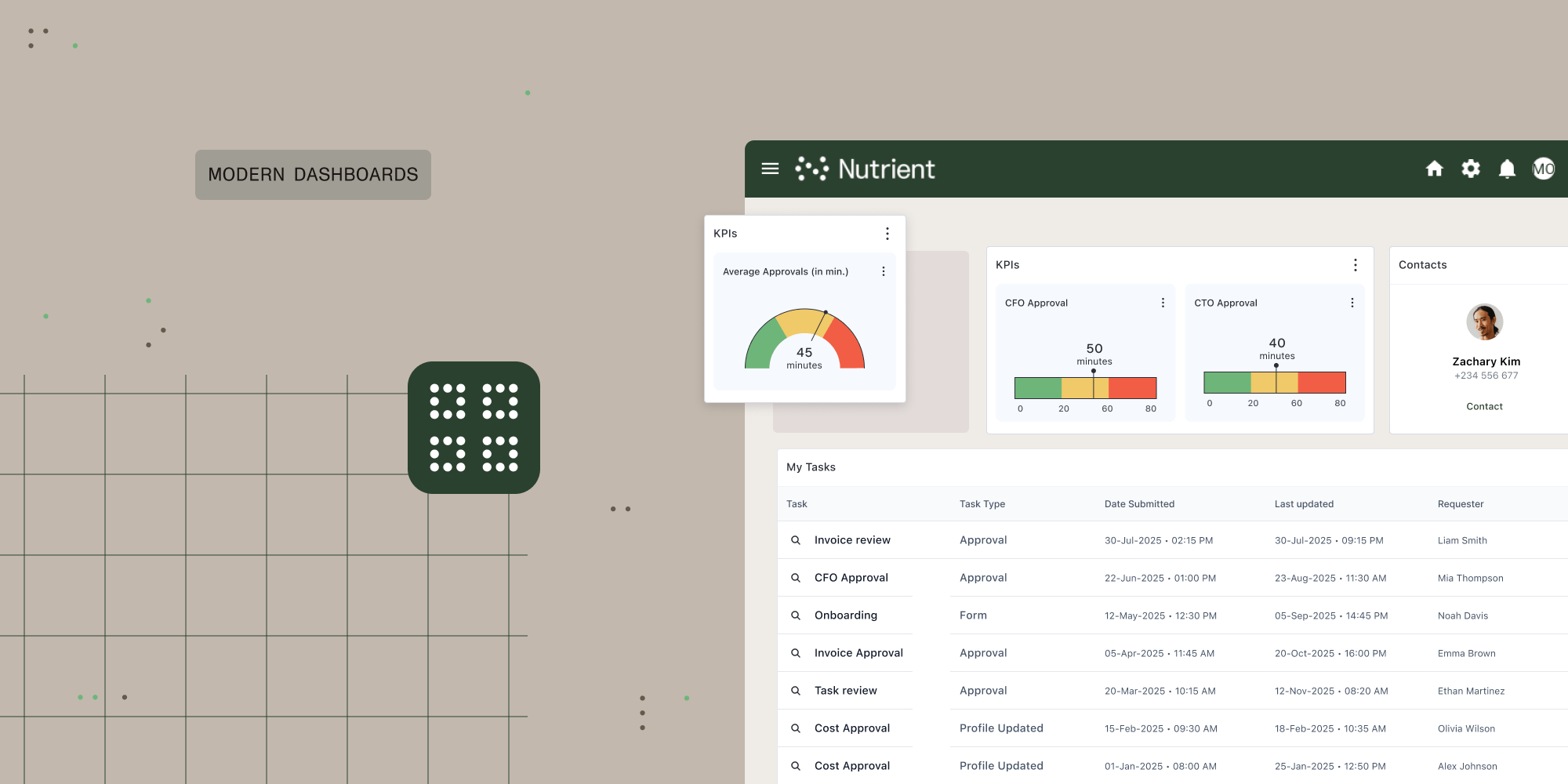 A modern dashboard experience — built for clarity
