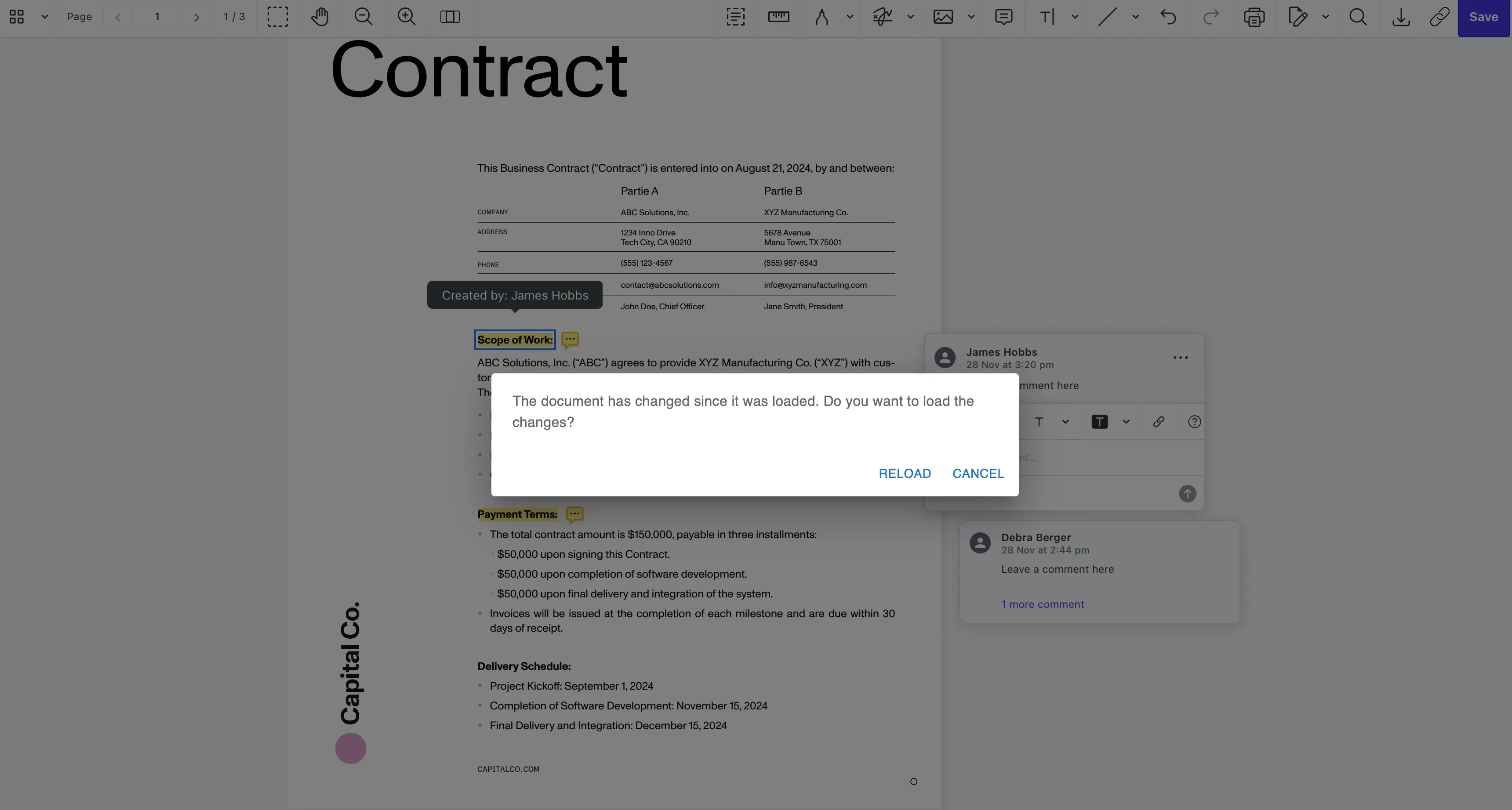 co-authoring support