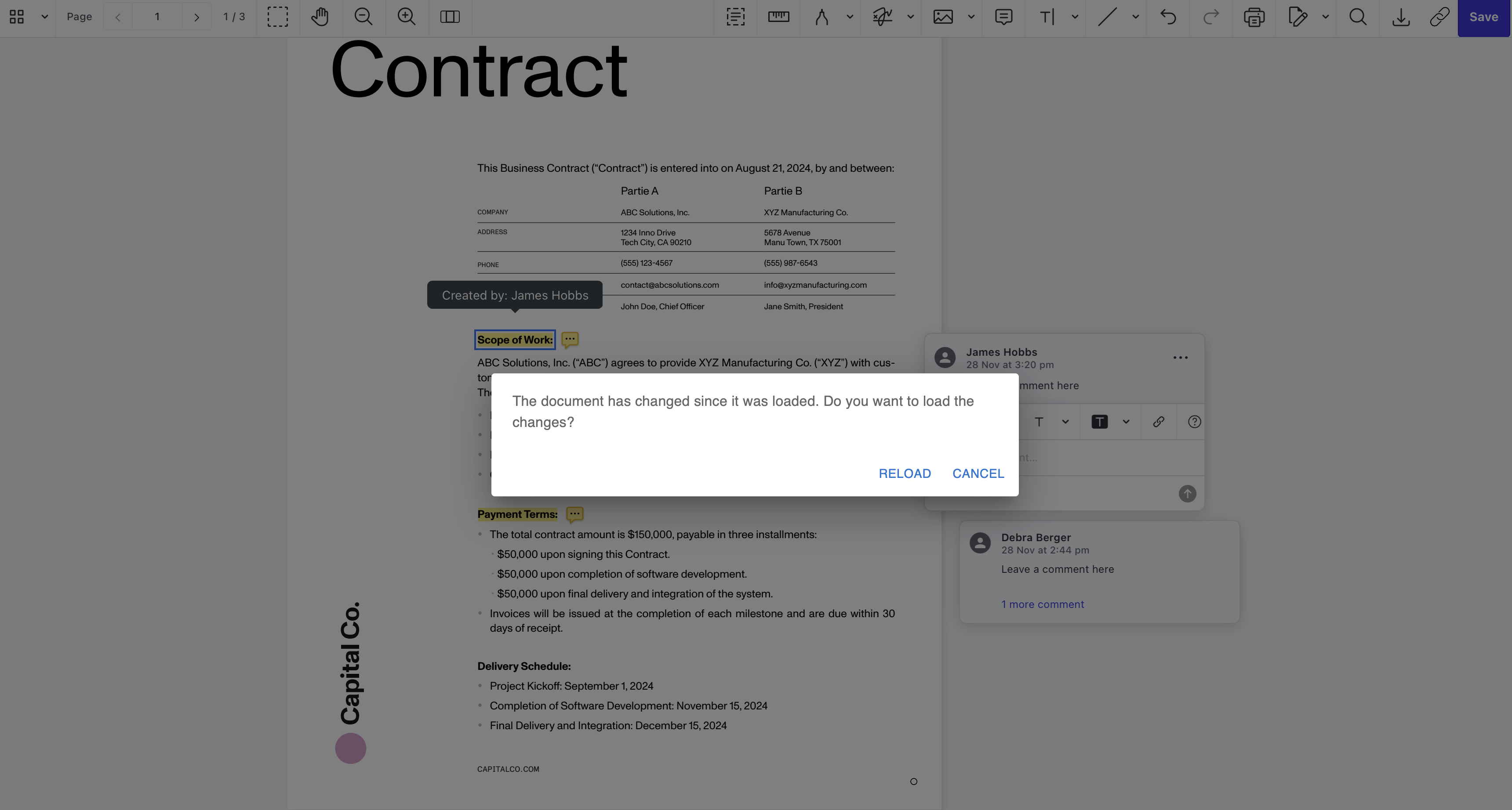 co-authoring support