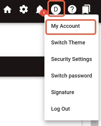 my account