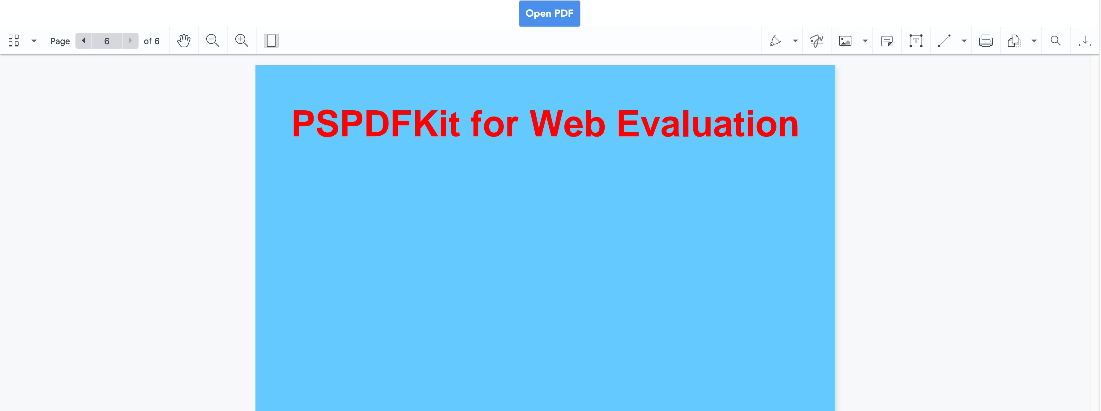 New page in PDF