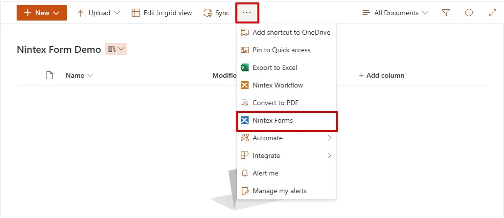 nintex form