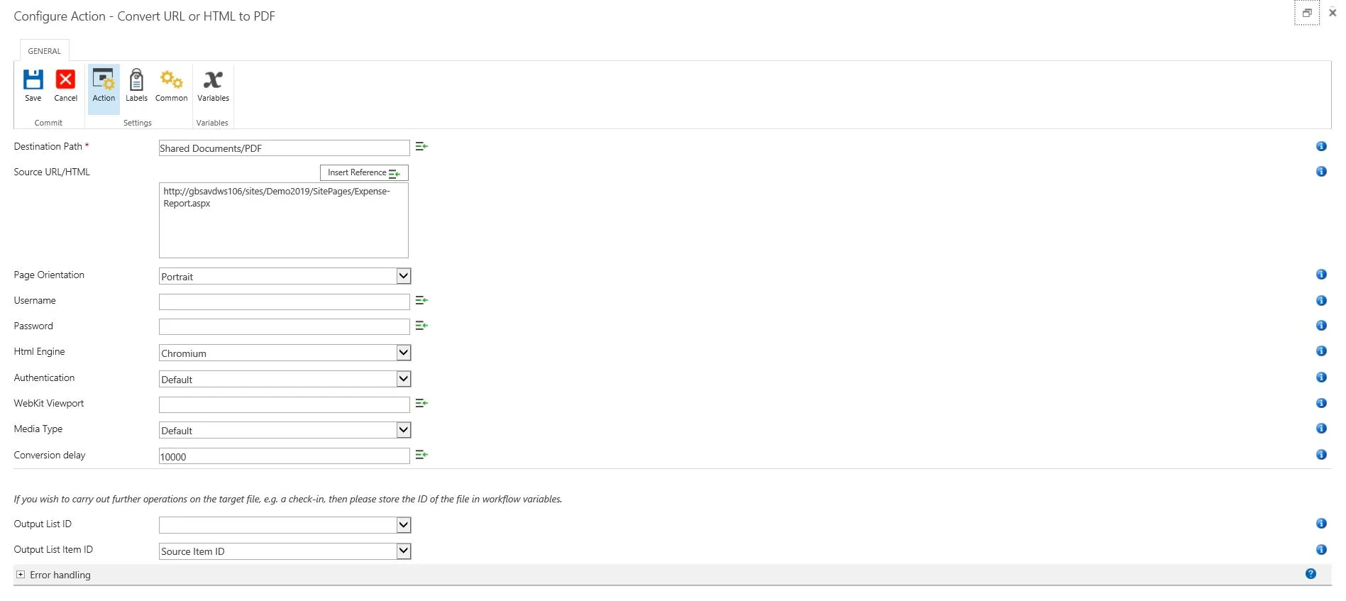 add workflow action