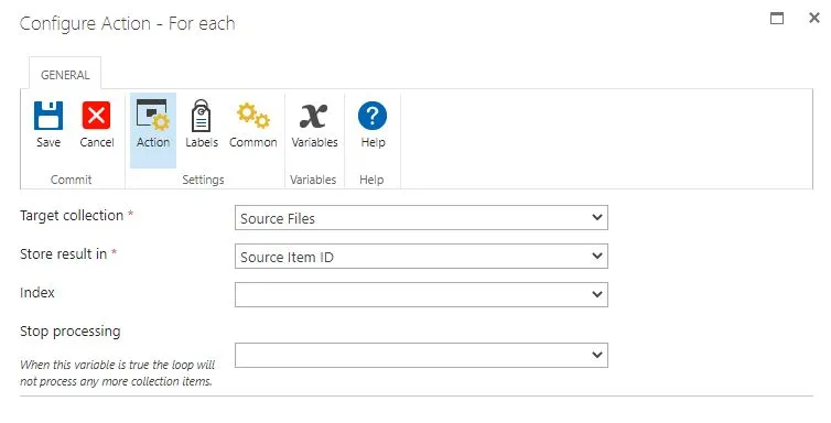 specify item id