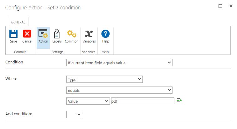file type equals pdf