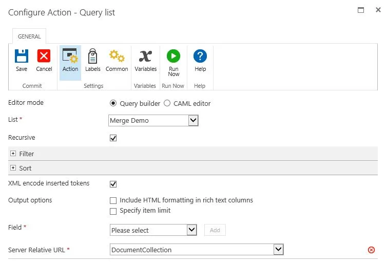 add query list