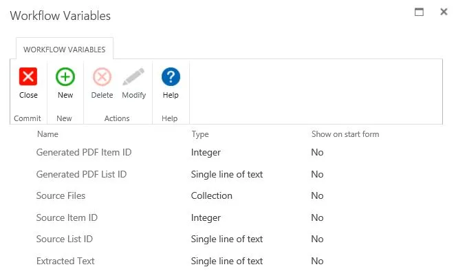 create a new workflow