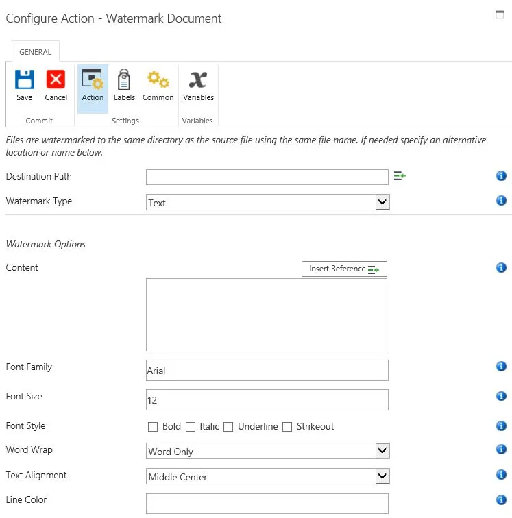 watermark document