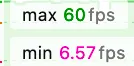 Frame rate lows prior to dynamic decimal culling