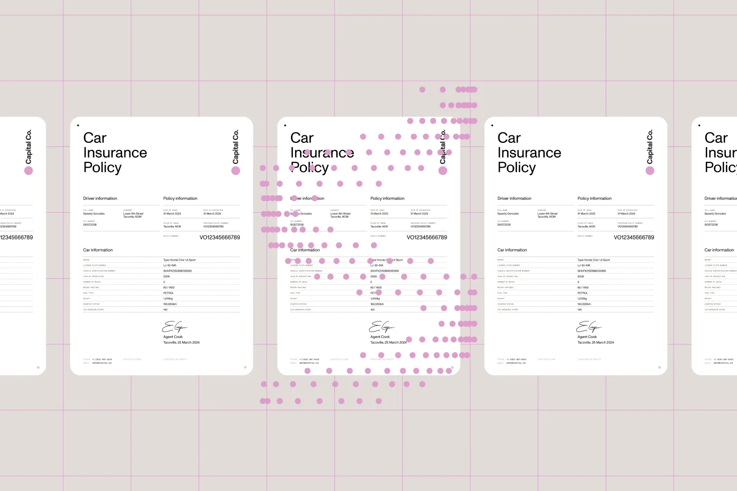 Illustration of OCR on documents