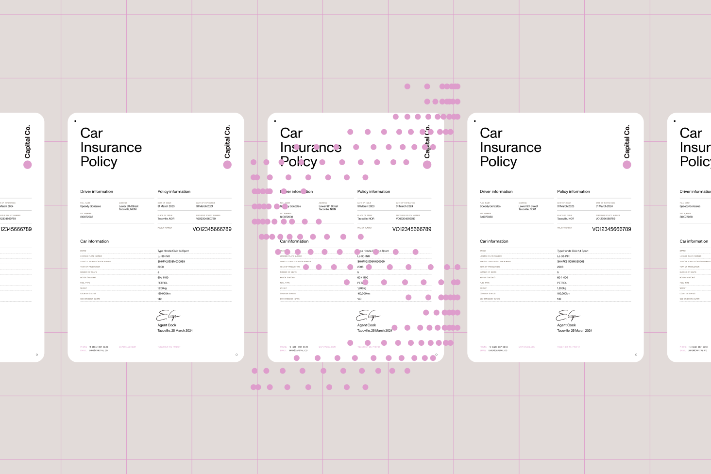 Illustration of OCR on documents