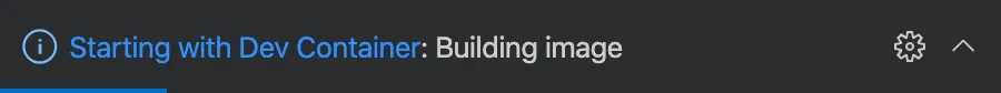 Selecting Open Folder in Container...