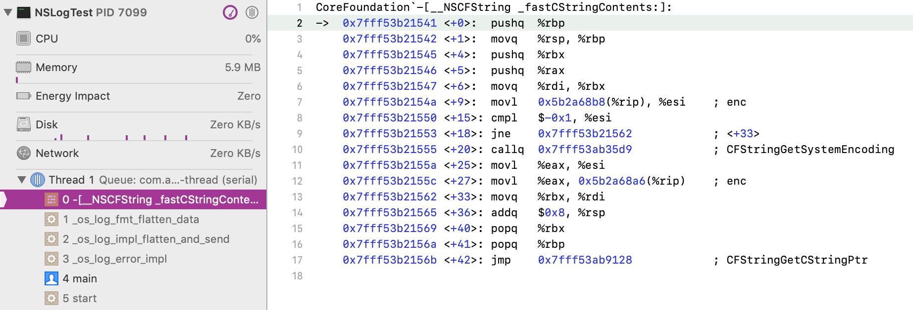 Screenshot of feedback message