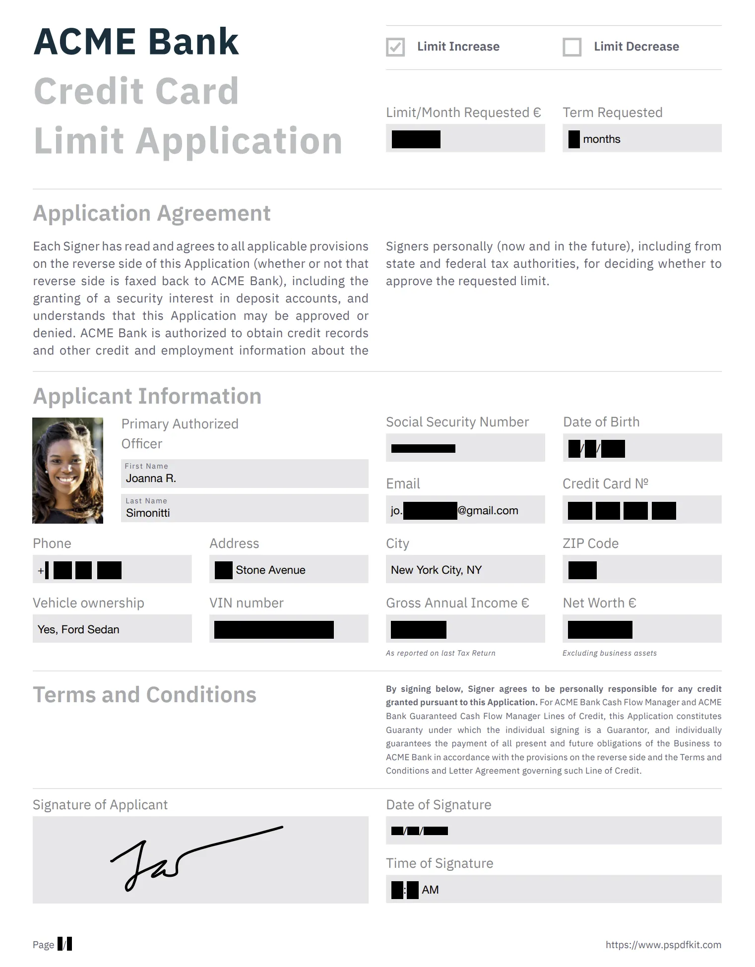 Pattern redaction output