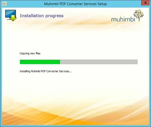 installing Muhimbi PDF Converter Services