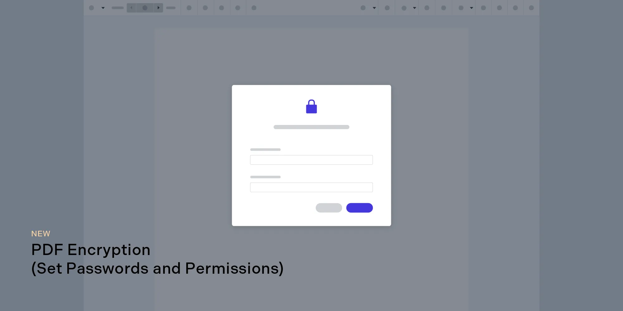 Set Passwords and Permissions