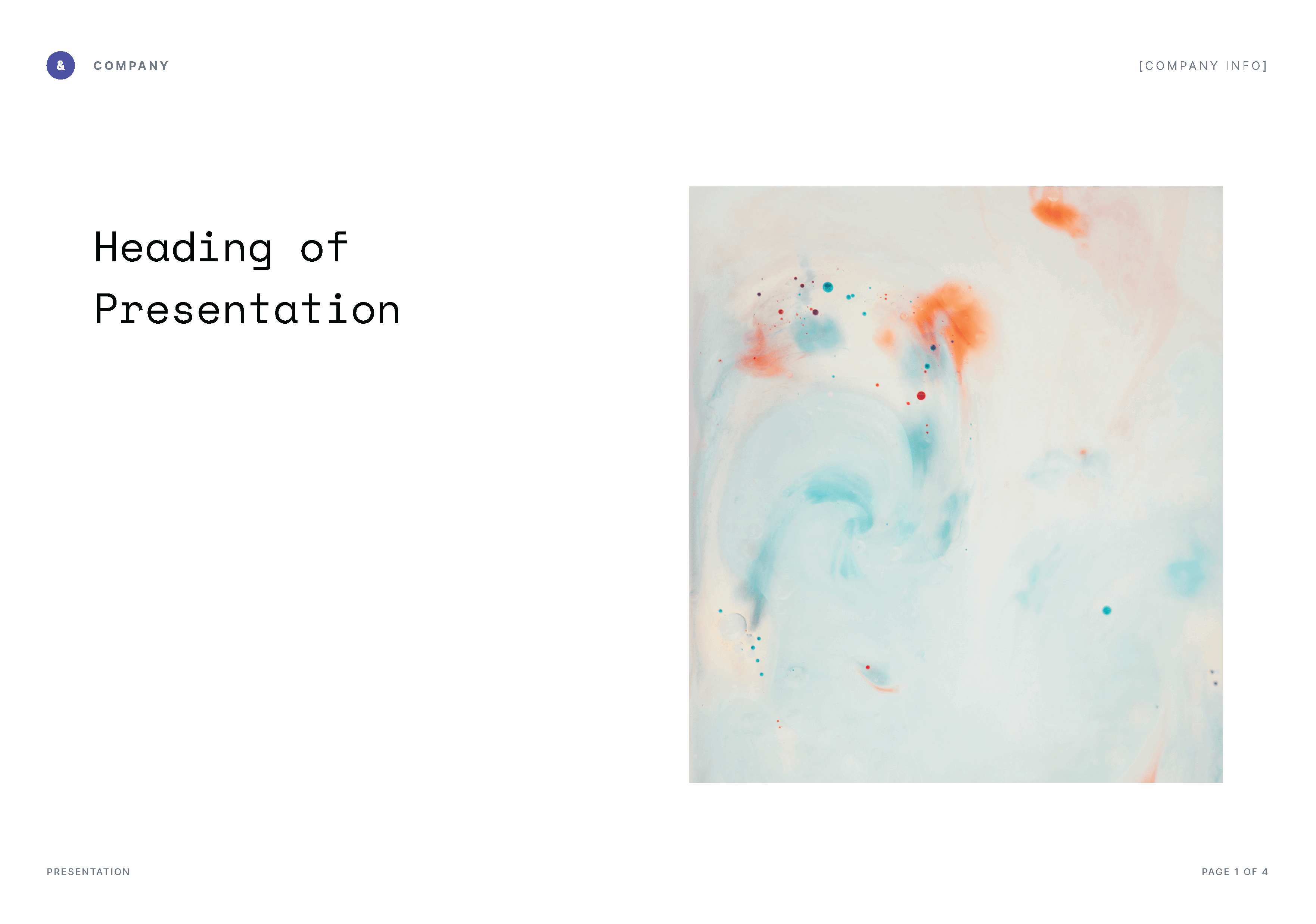 Presentation document page 1