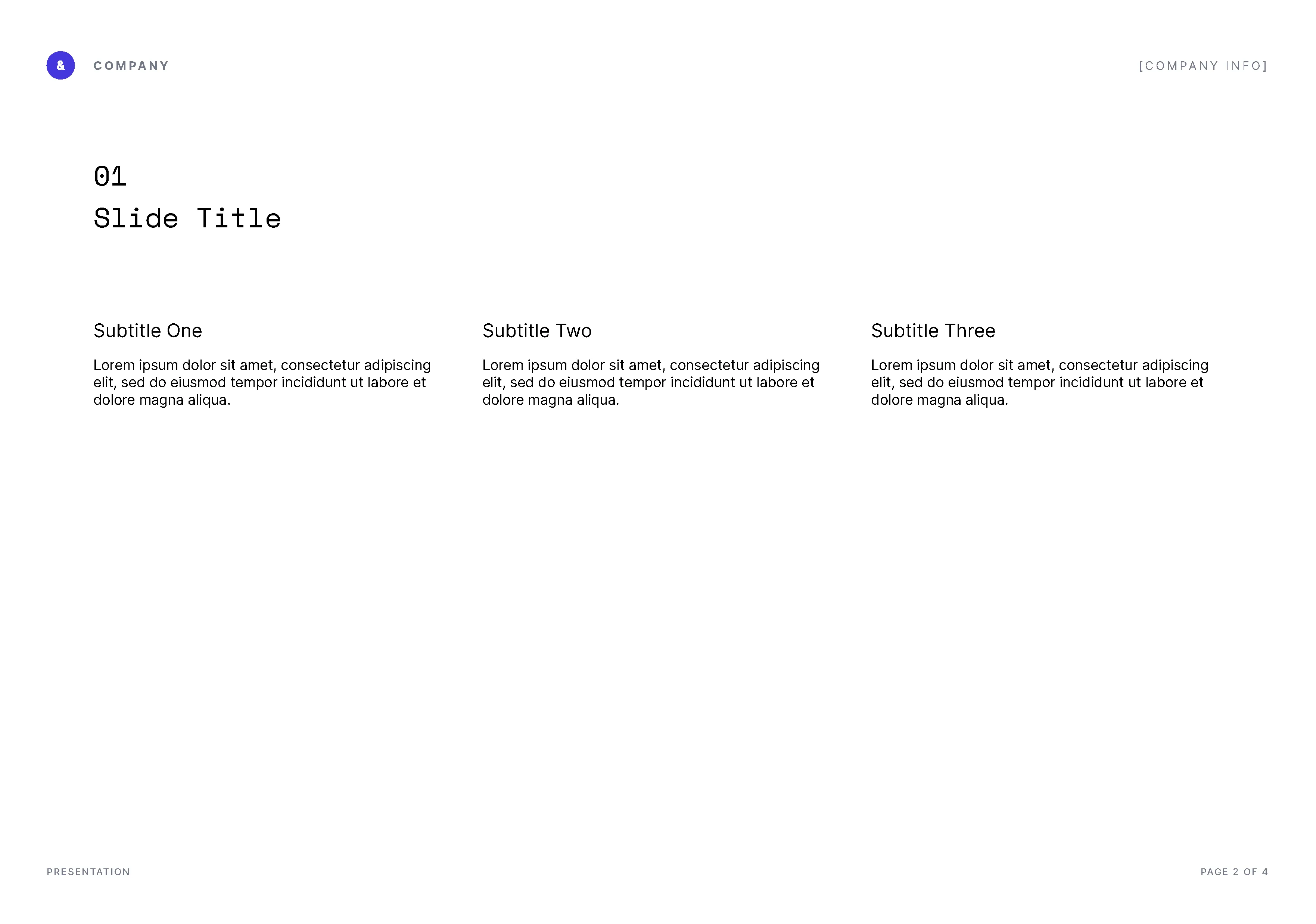 Presentation document page 2