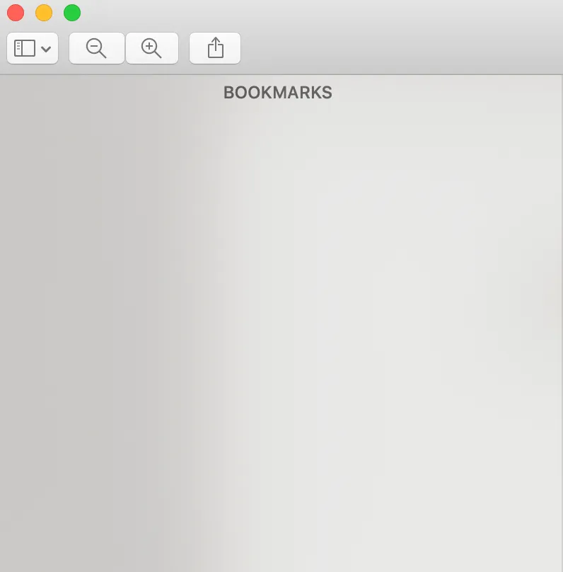 Preview.app trying to display Acrobat’s bookmarks.